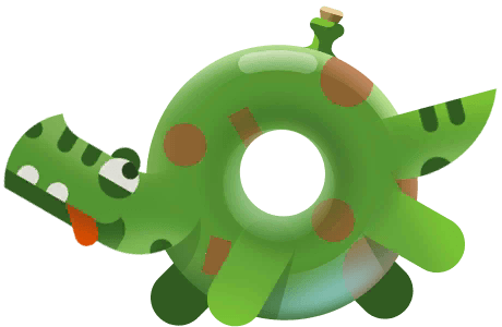 Rubber Crocodile in Costa Rica