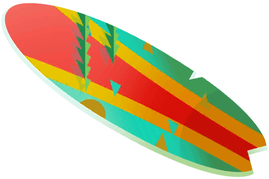 Surfboard in Costa Rica